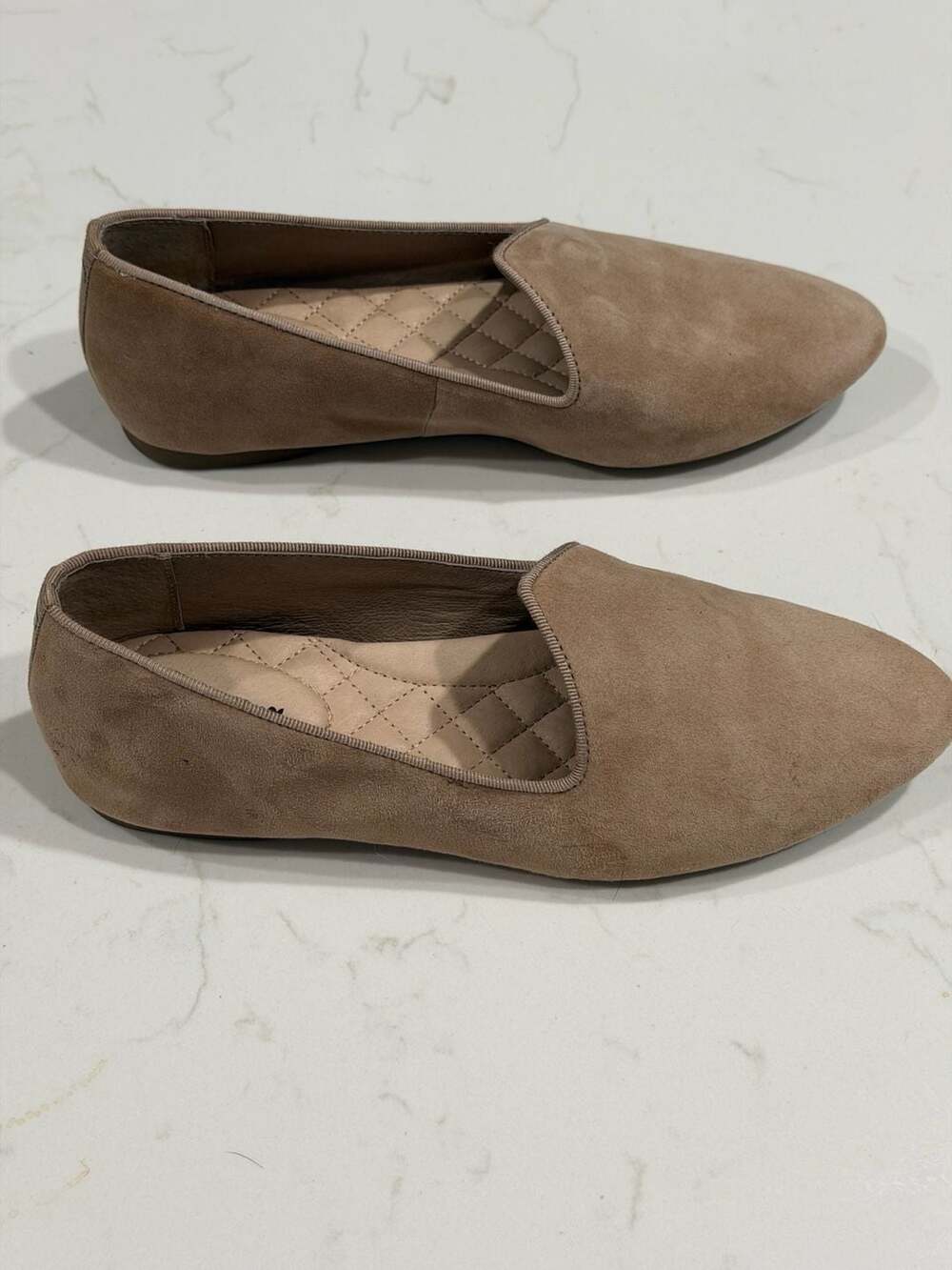 Birdies The Starling Latte Suede Leather Slip on Loafer Comfort Shoes Size 6.5 - Picture 4 of 8